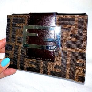 FENDI Vintage Zucca Wallet